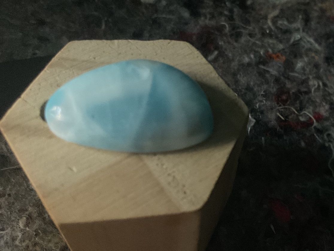Pietre preziose: Grosser Larimar mit schönem Muster – Nuovo (secondo la descrizione) da luzern venduto da Alpendorf1 1