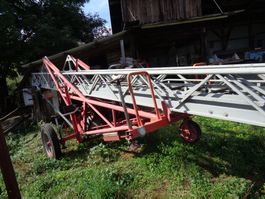Leiter fahrbar mit Transportgestell gebraucht Zustand