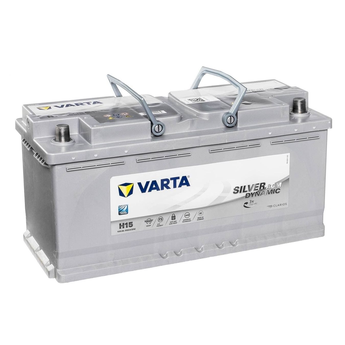 Varta Batterie: Varta Silver Dynamic AGM 12V 105Ah H15 – Nuovo e nell'imballaggio originale da Bottighofen venduto da zaap 1