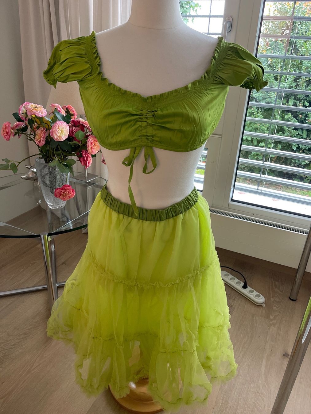 Gonne: Petticoat apfelgruen – Nuovo e nell'imballaggio originale da Kilchberg ZH venduto da Seb92