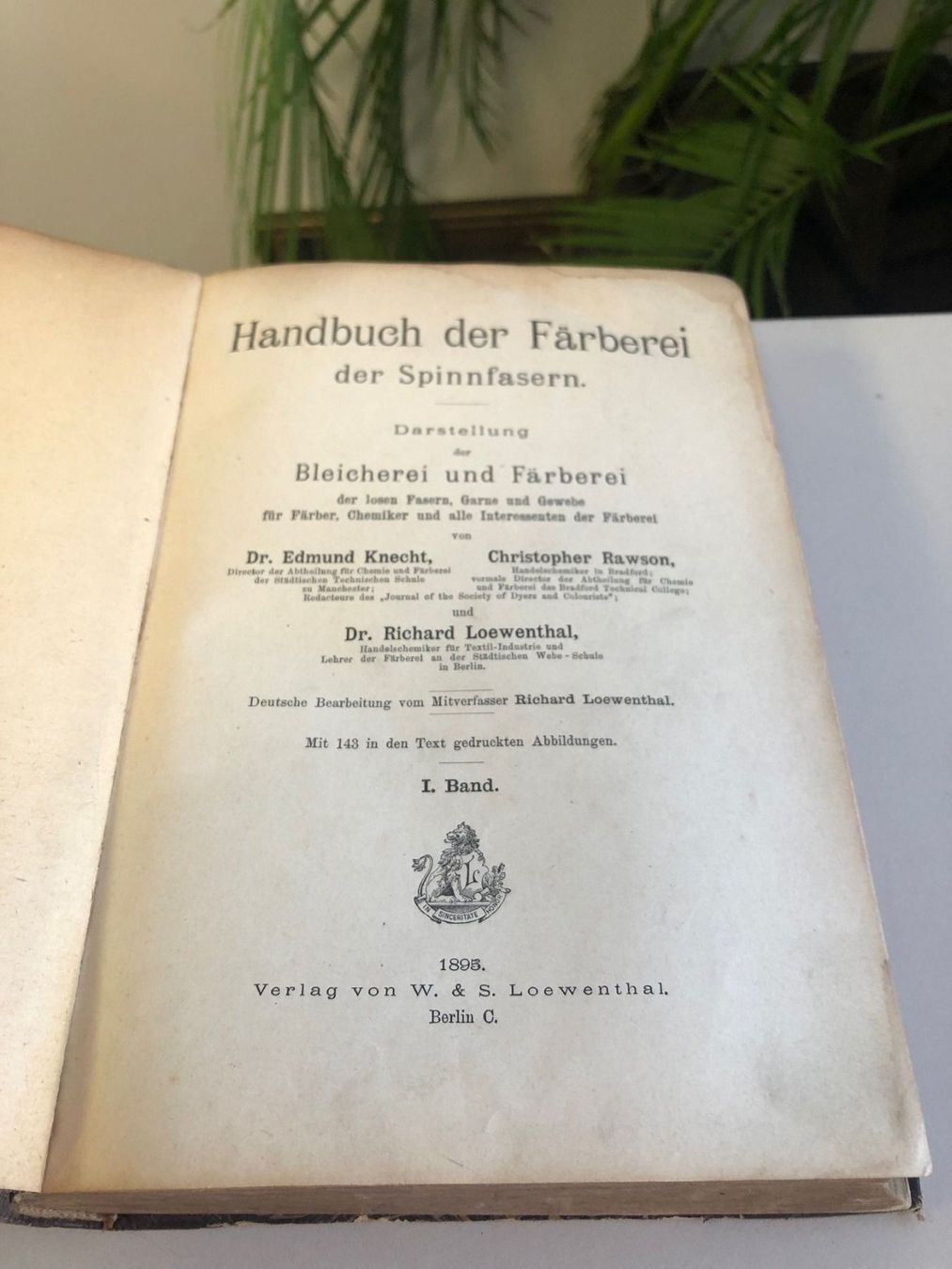 Libri: Handbuch der Färberei der Spinnfasern ! – Usato da Brügg BE venduto da better14 4