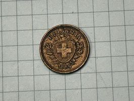 Schweiz 1 Rappen 1889 