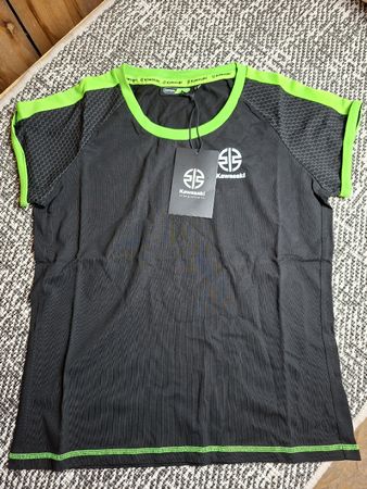 T-shirt Kawasaki homme noir vert taille S