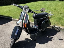 Vespa PX 200E 1985 Malossi Motor Farbe Neu Schwarz Veteran