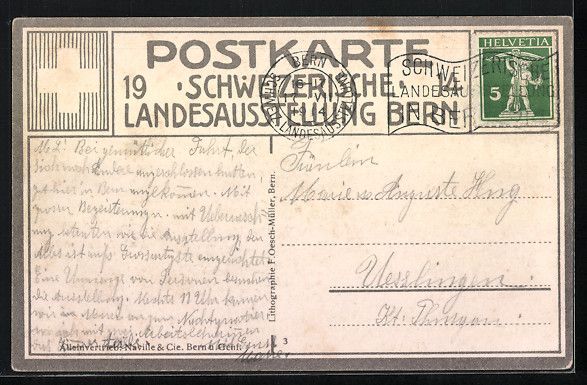 Cartes postales: Bern, Schweizerische Landesausstellung 1 – D'occasion à Berlin par bartko-reher 1