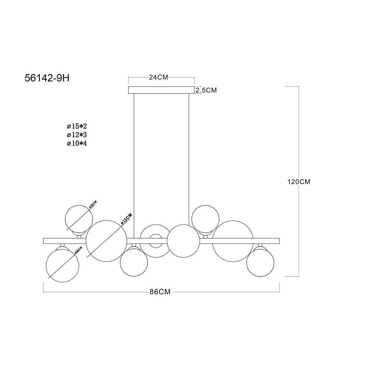 Lampadari & plafoniere: LED Pendelleuchte, Grau, 86 cm x 36 cm – Nuovo (secondo la descrizione) da Kreuzlingen venduto da Smart-Light 5