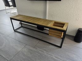 Sitzbank Giardimo mit Blumentrog