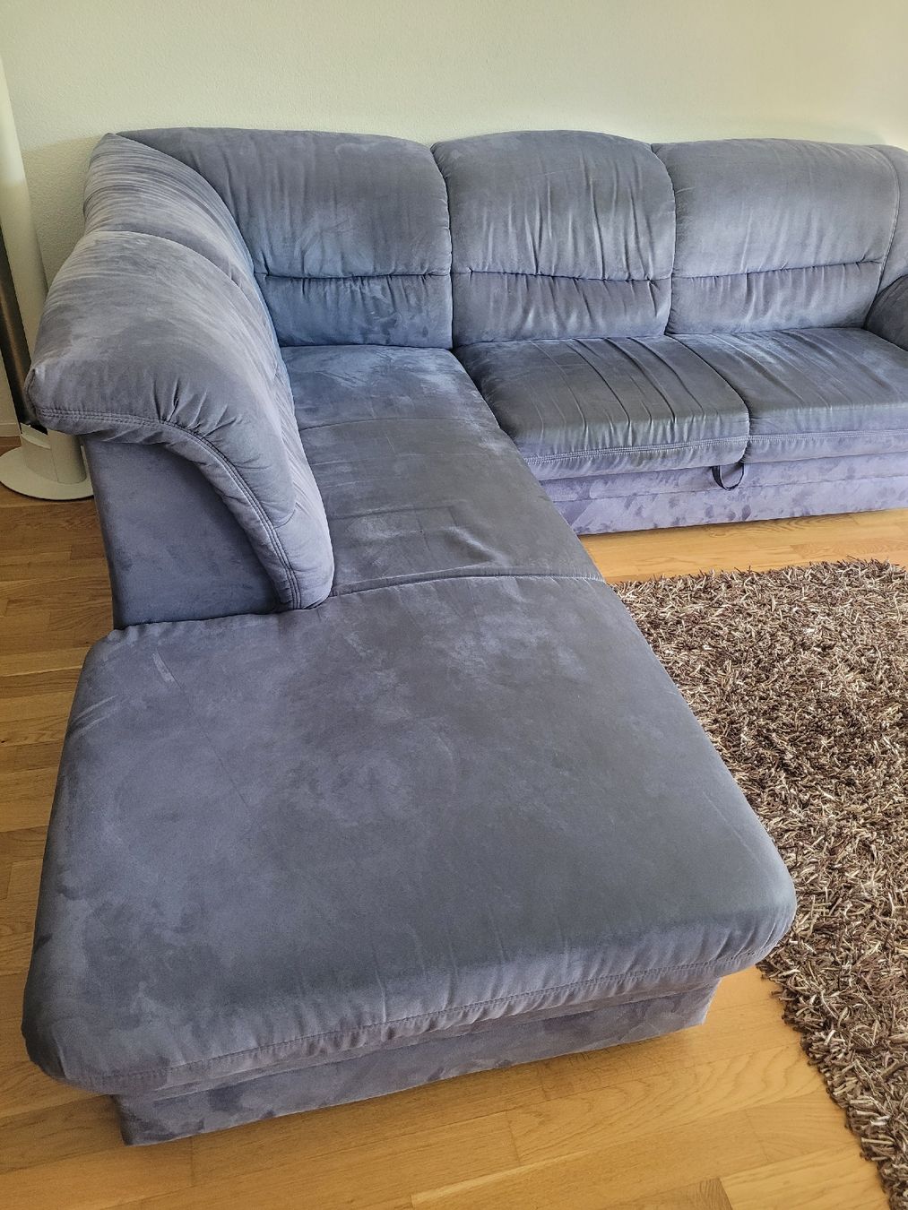 Sofas: Ecksofa Schlafsofa blau Microfaser viel gebraucht  – Gebraucht aus Neuenegg von transformer02 7