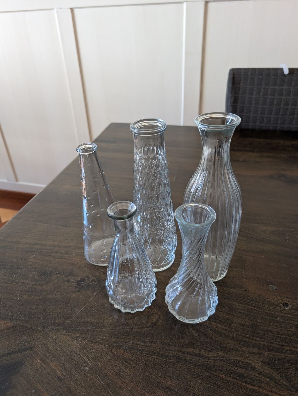 Vasen & Gefässe: Deko Vasen Glas Vintage Style, 5er Set – Neu (gemäss Beschreibung) aus Sursee von Sen.Lu 1