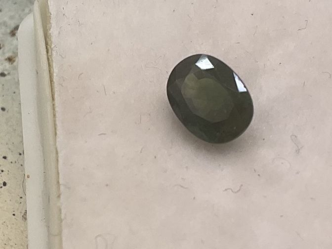 Pietre preziose: Grüner Saphir, natürlich 0.94ct – Nuovo (secondo la descrizione) da luzern venduto da Alpendorf1