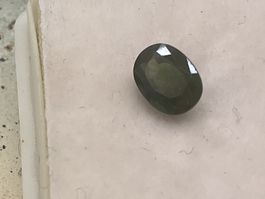 Grüner Saphir, natürlich 0.94ct