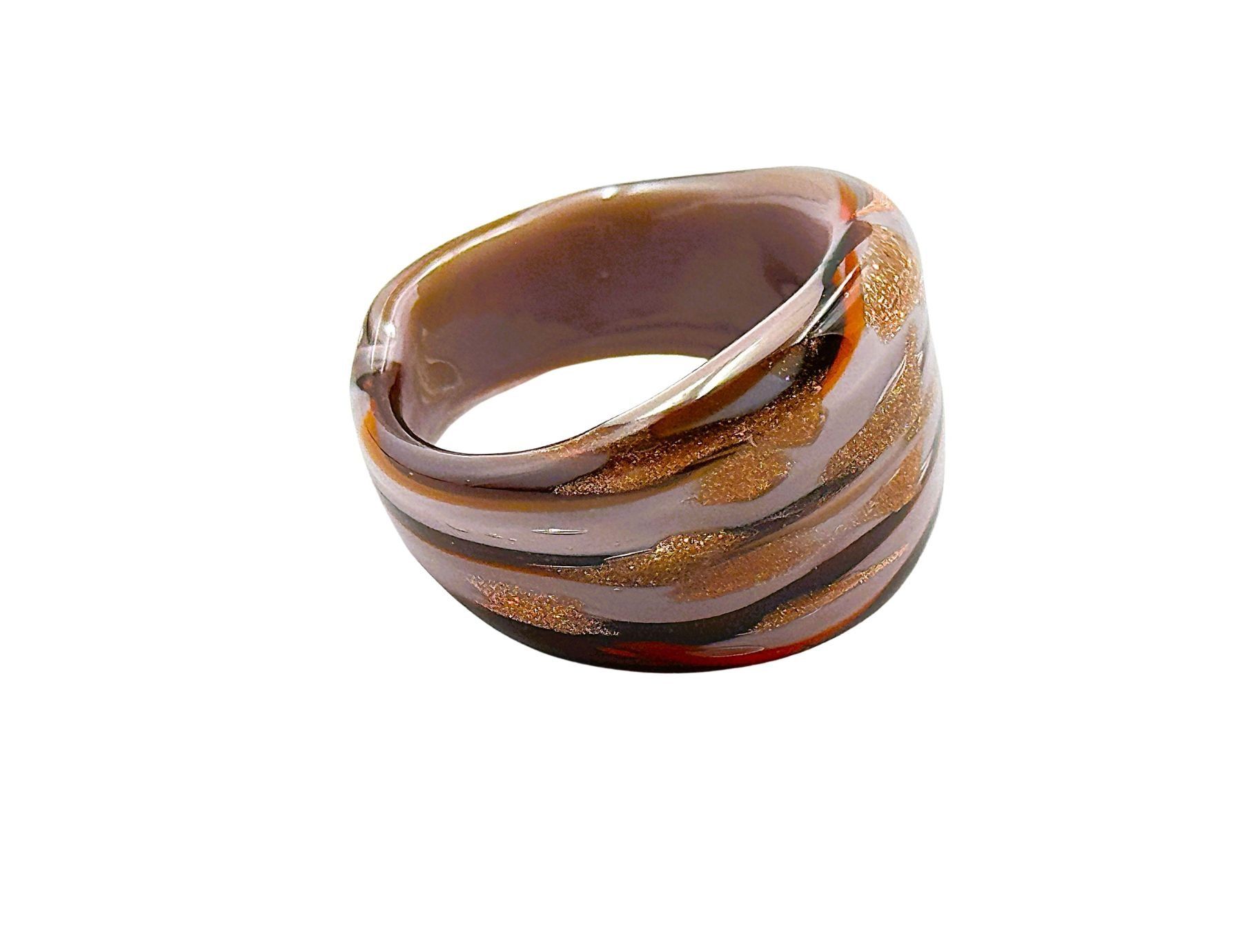 Murano Anelli: Ring Murano Glas G 56 Breite 15mm – Nuovo e nell'imballaggio originale da Oberkulm venduto da Murano-Schmuck 2