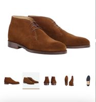 Neue Bexley Dovam Gr 44 Wildlederschuhe Stiefel - Handmade