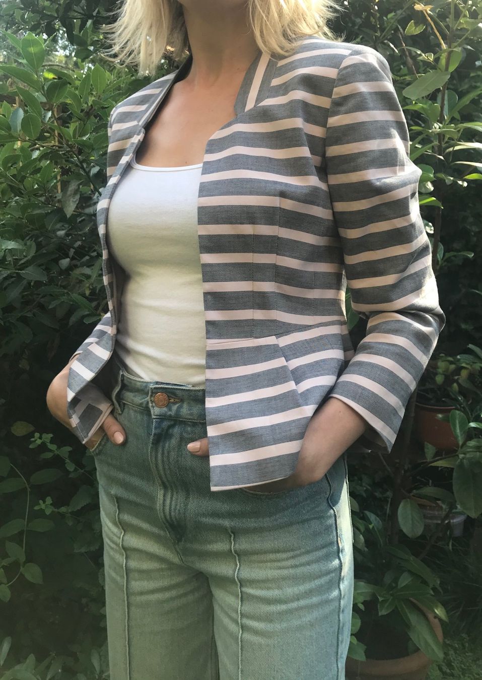 French Connection Giacche: French Connection striped blazer 34 – Nuovo (secondo la descrizione) da Embrach venduto da lau_2gtp 1