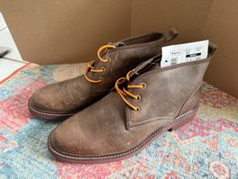 Vionic Herren Leder Stiefel, Gr. 42, Braun