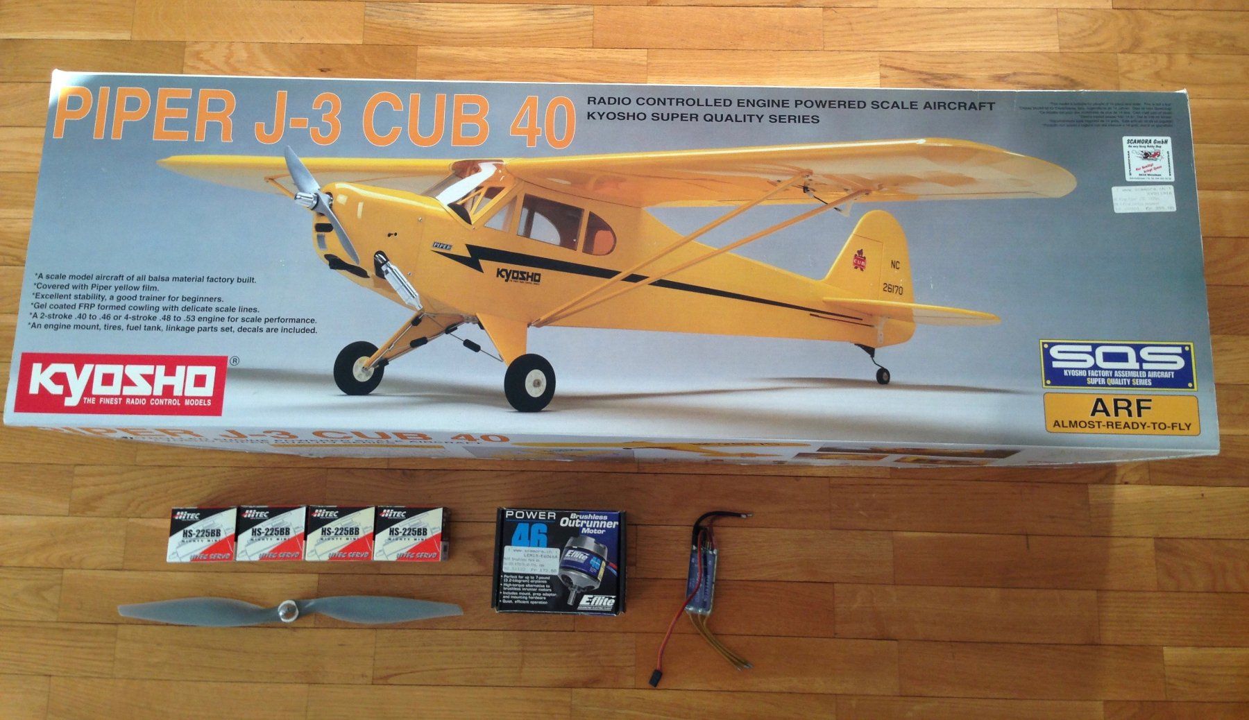 Kyosho Modellismo RC: Piper P18 Bausatz – Nuovo e nell'imballaggio originale da Herrliberg venduto da inf_5shy