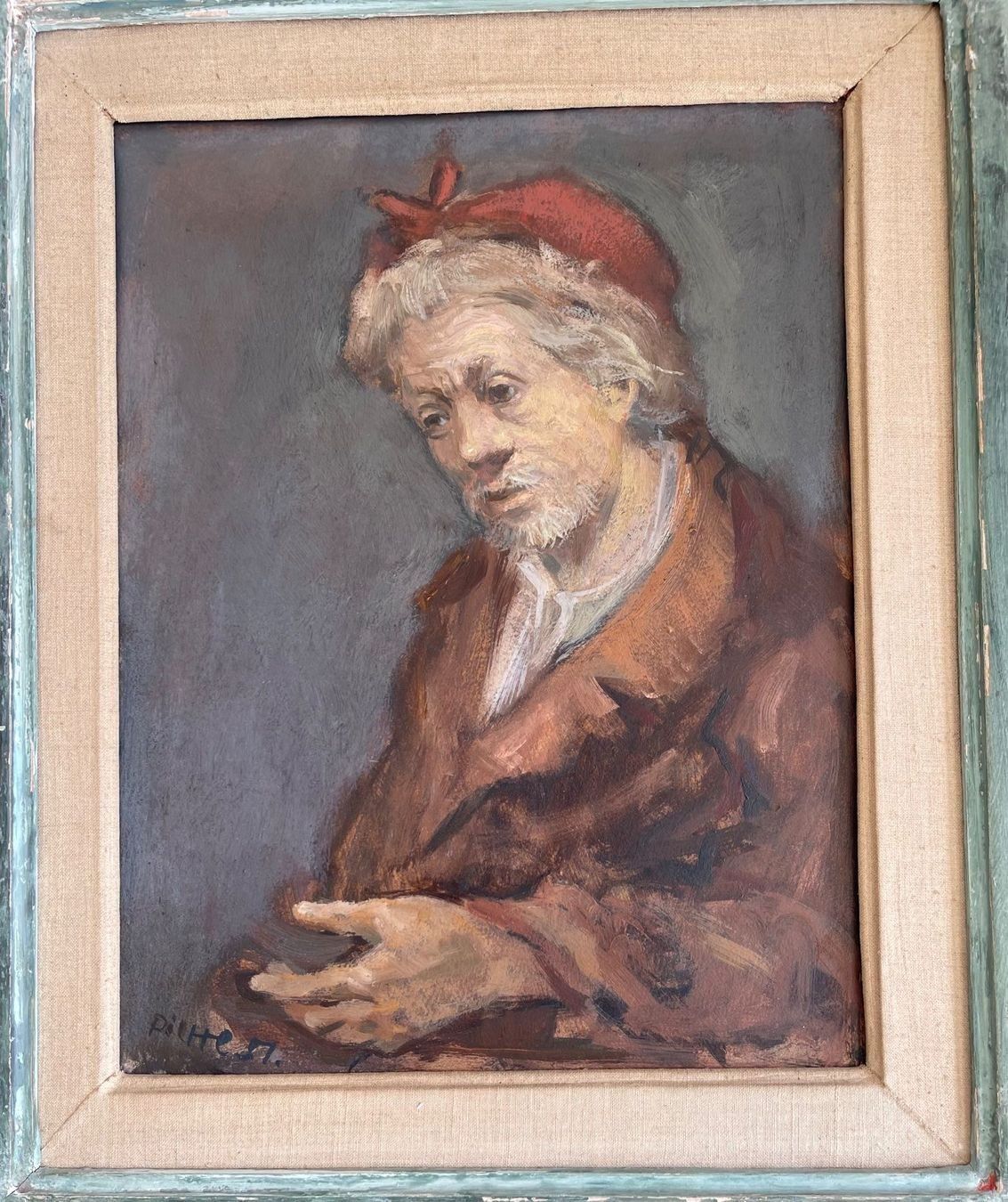 Dipinti: Potrait Gemälde von Piltte – Usato da Müllheim Dorf venduto da Othmar73 7