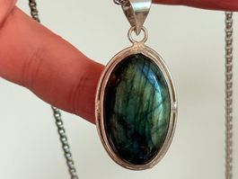 Collier Labradorite- Élégance et Mystère!