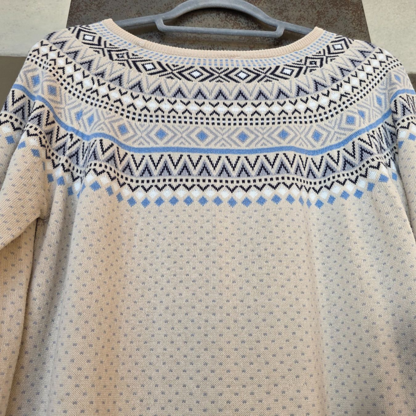 Pullover & Sweatshirts: 🐸 PULLOVER MIT SCHÖNEM WINTERMUSTER NORWEGER MUSTER M – Gebraucht aus Môtier (Vully) von Frogs 4