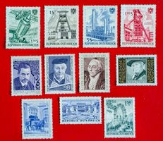 ÖSTERREICH LOT UNTERNEHMUNGEN PORTRAITS AB 1961** POSTFRISCH