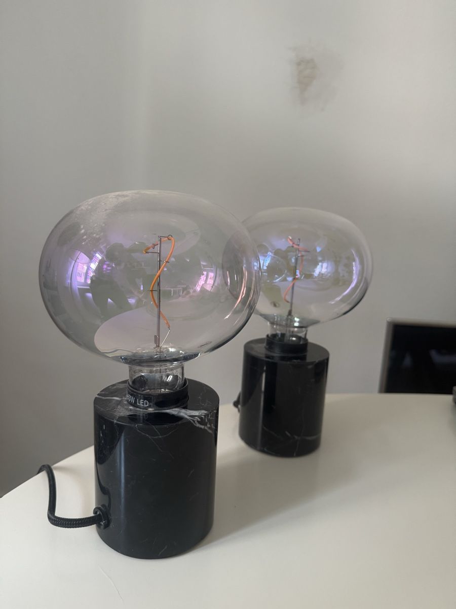 Ikea Lampade: 2 IKEA Marmor Lampen inkl. Glühbirnen  – Usato da Luzern venduto da Kapellbrueckler