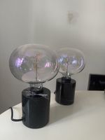2 IKEA Marmor Lampen inkl. Glühbirnen 