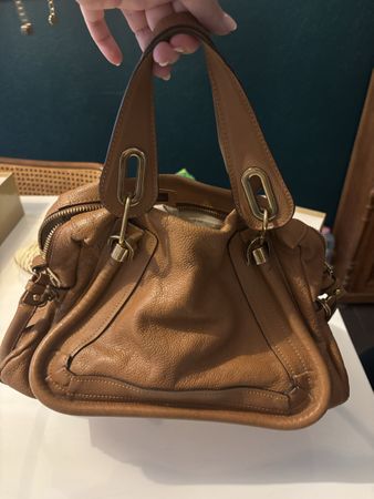 Chloe Handtasche braun Leder guter Zustand