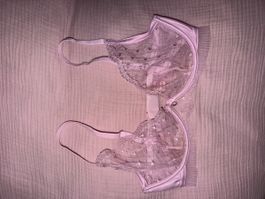 Hunkemöller Damen BH Spitze Rosa Grösse 75E neuwertig
