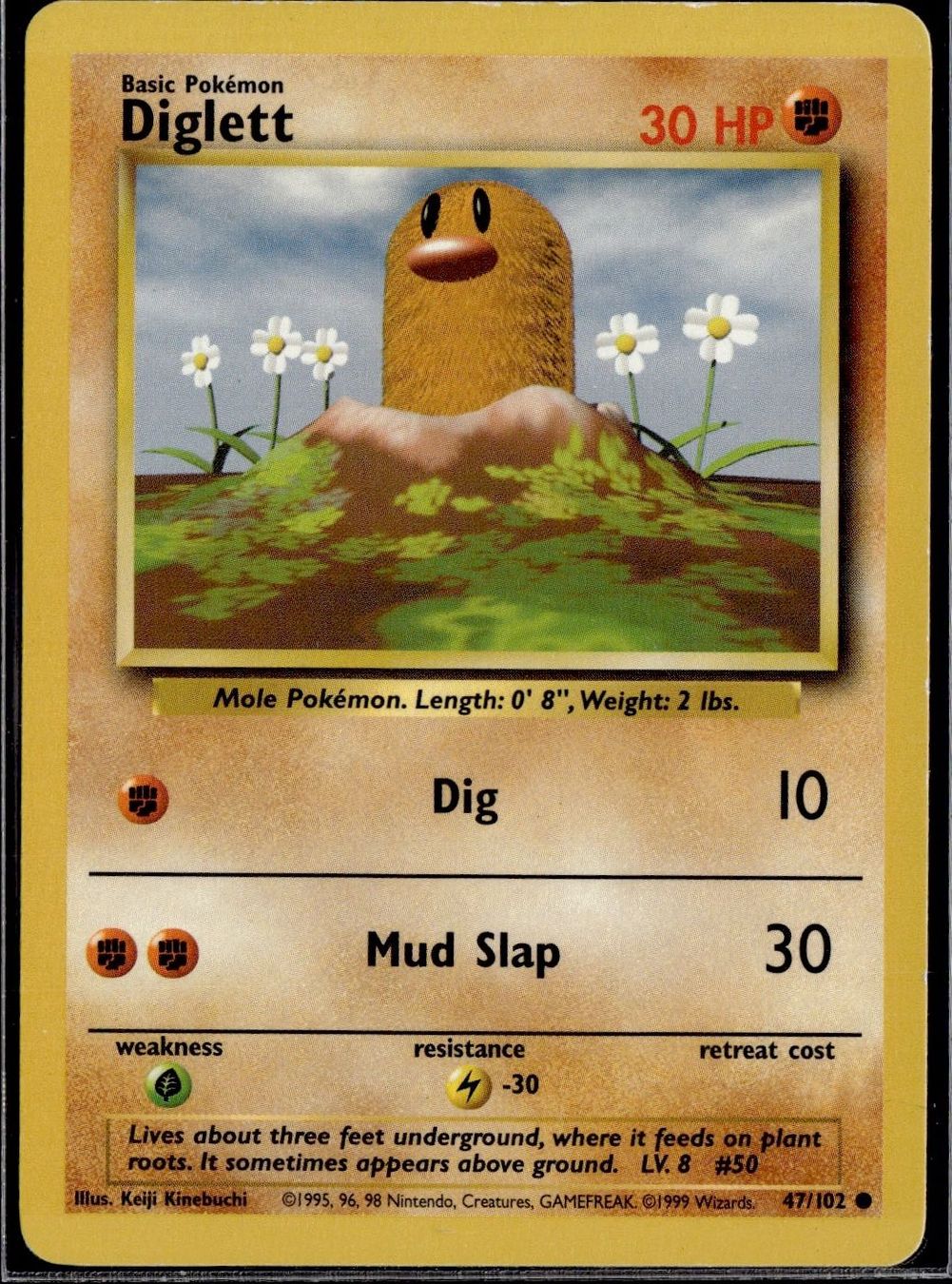 Pokémon Sammelbilder & Trading cards: Diglett 47/102 Base Set – Gebraucht aus Zürich von pokemon_cards