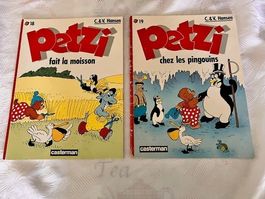 2 livres Petzi originaux 1989 no 18 et 19
