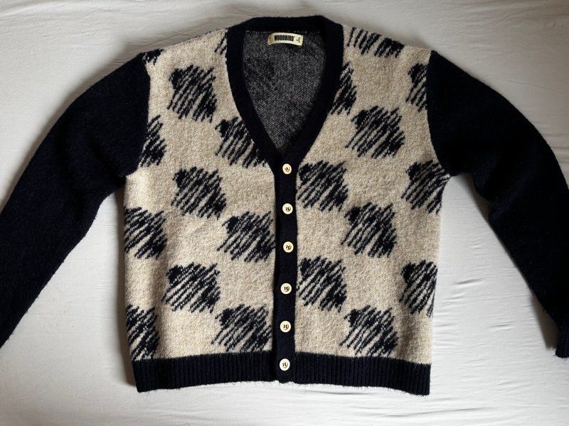 Pullover & Sweatshirts: NEU Woodbird Cardigan, Navy/off-white, L – Neu (gemäss Beschreibung) aus Vilters von Sidsel_M