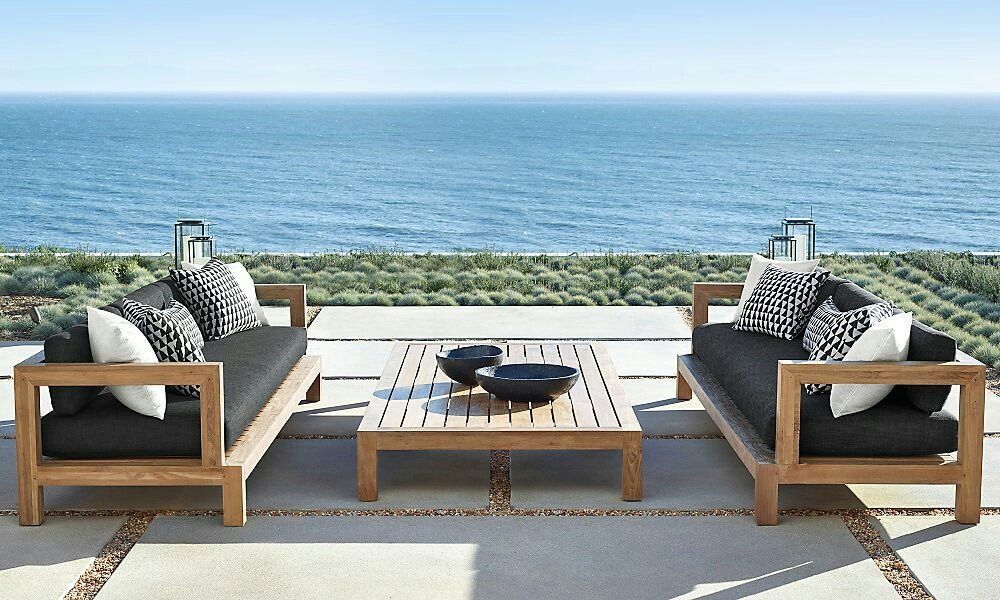 Tischset: Sitzgruppe Outdoor Sofa Gartenmöbel Teak Gartensitzgruppe – Neu und originalverpackt aus Daisendorf von Wohn-Kult 4