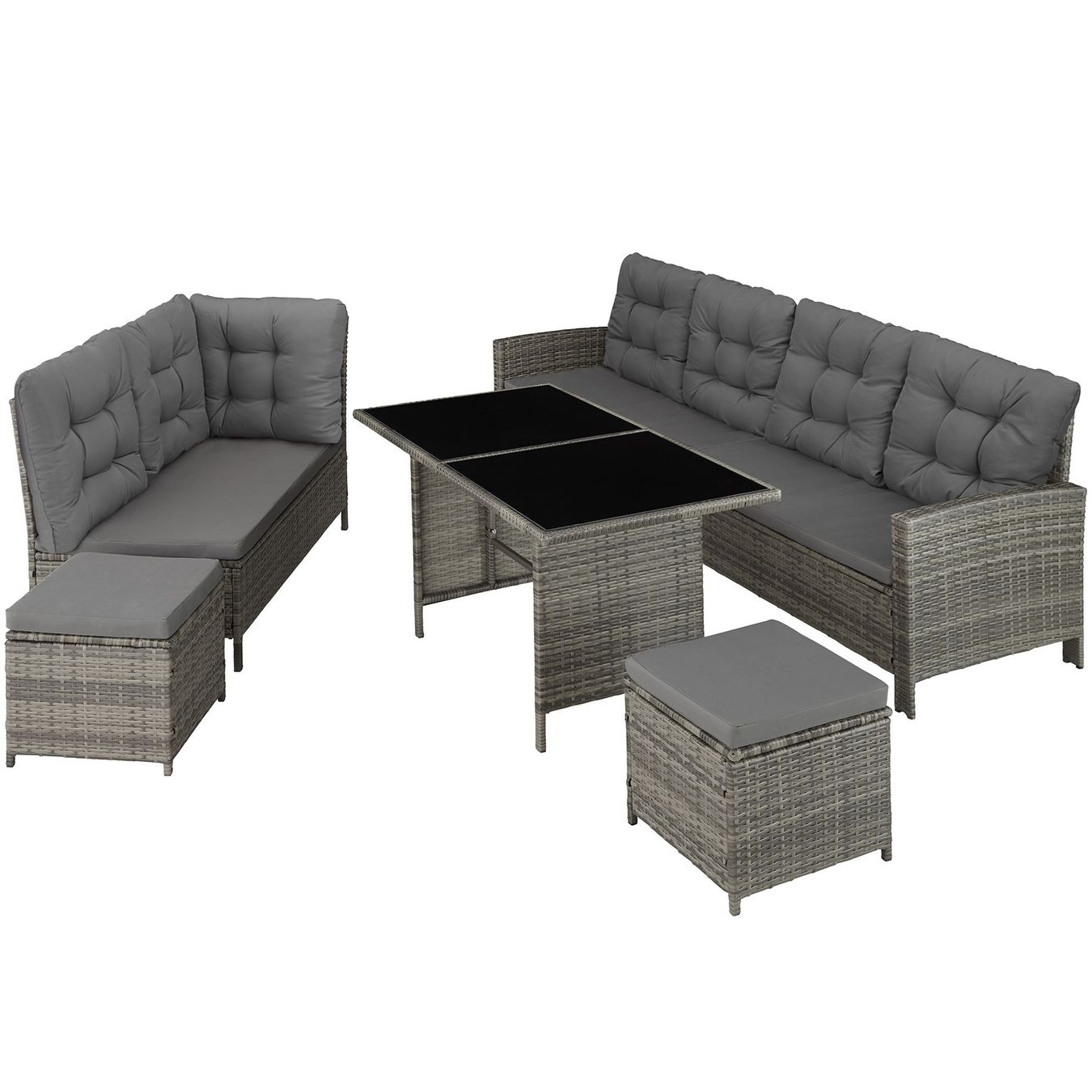 Set di tavolo e panche: Rattan Lounge Barletta – Nuovo (secondo la descrizione) da Murten venduto da Roland.Kemmer.AG 2