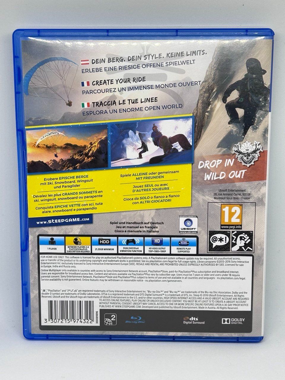 Giochi: Steep per PS4 - PAL – Usato da Giubiasco venduto da LorisVale 1