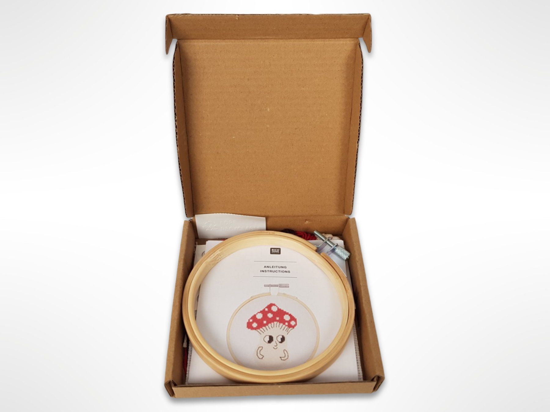 Kit bricolage: RICO DESIGN Stickpackung kleiner Pilz – Nuovo (secondo la descrizione) da Suhr venduto da Restwert_Suhr 1