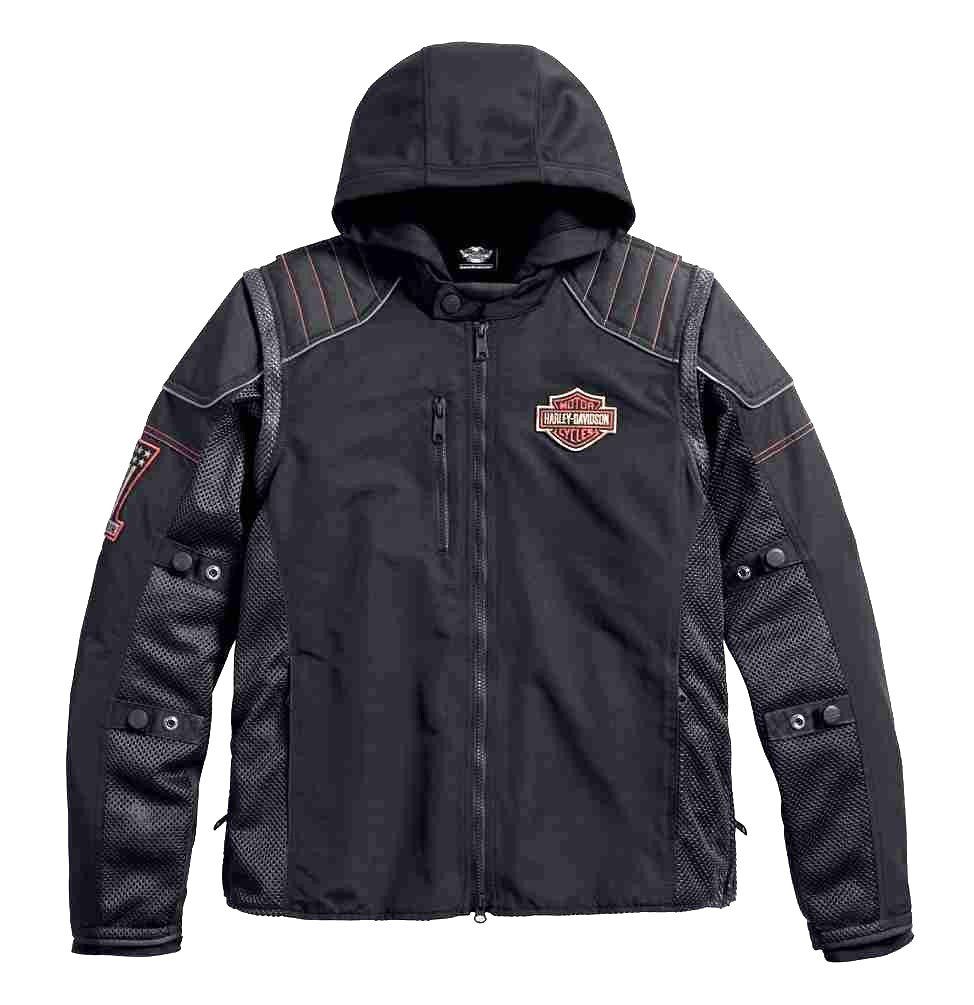 Harley-Davidson Jacken: Harley-Davidson Men's Sully 3-IN-1 Convertible Riding Jacket – Neu (gemäss Beschreibung) aus Spreitenbach von aspen11