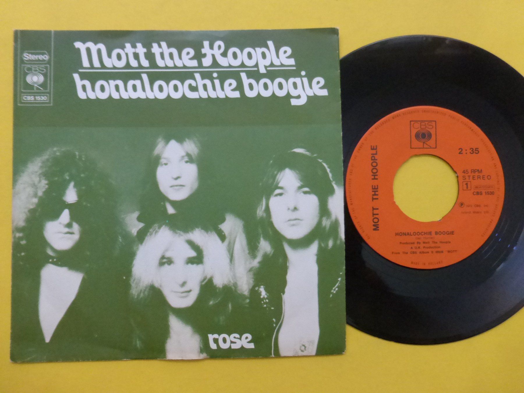 Vinyles: Mott The Hoople – Honaloochie Boogie – D'occasion à Zürich par Swiss57