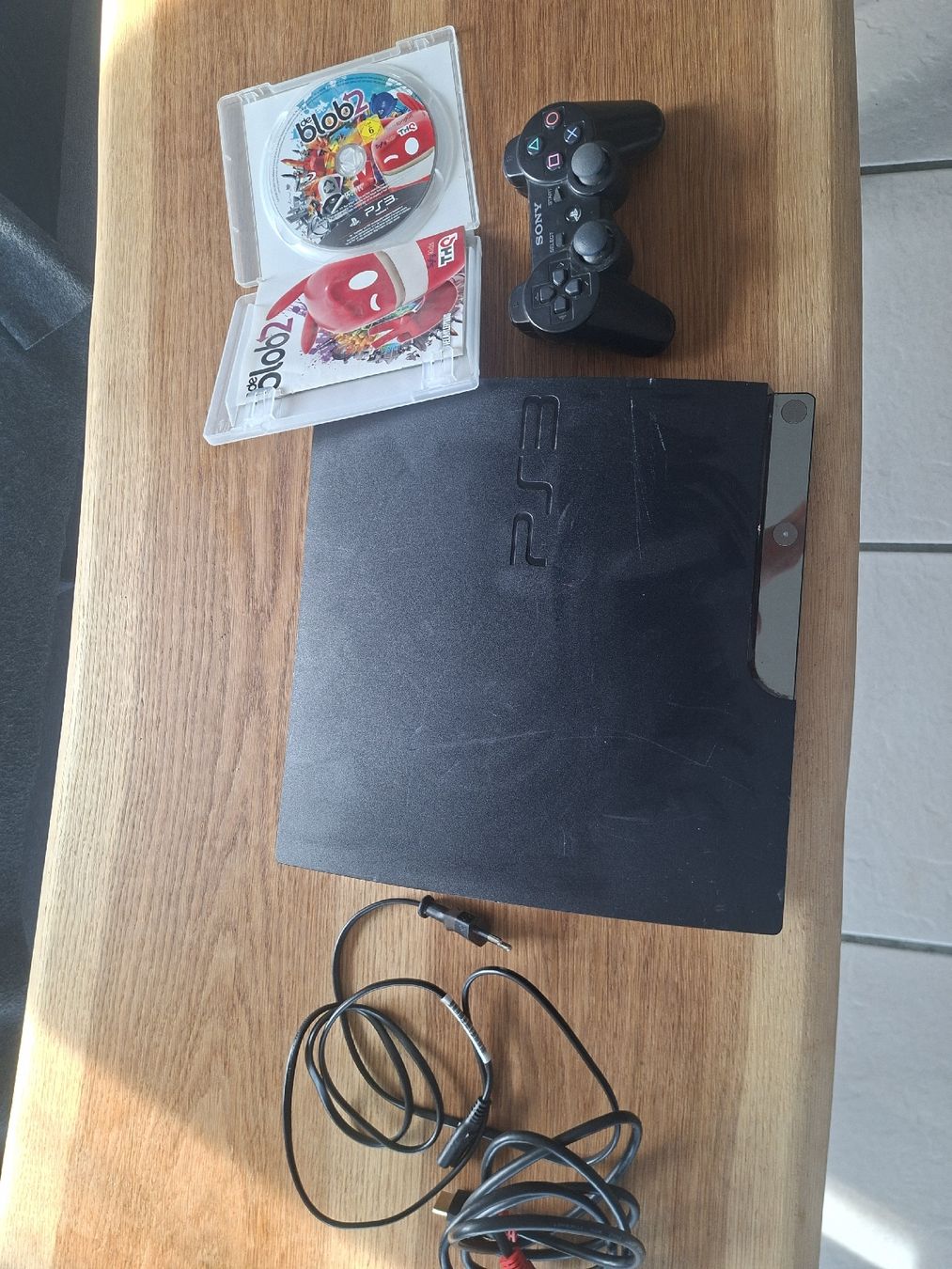 Sony Console: Sony PlayStation 3 Konsole schwarz mit Controller & Spiel – Usato da Büren zum Hof venduto da Flohmarkt_Bern 2