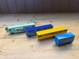 4-LKW's Anhänger 1:87