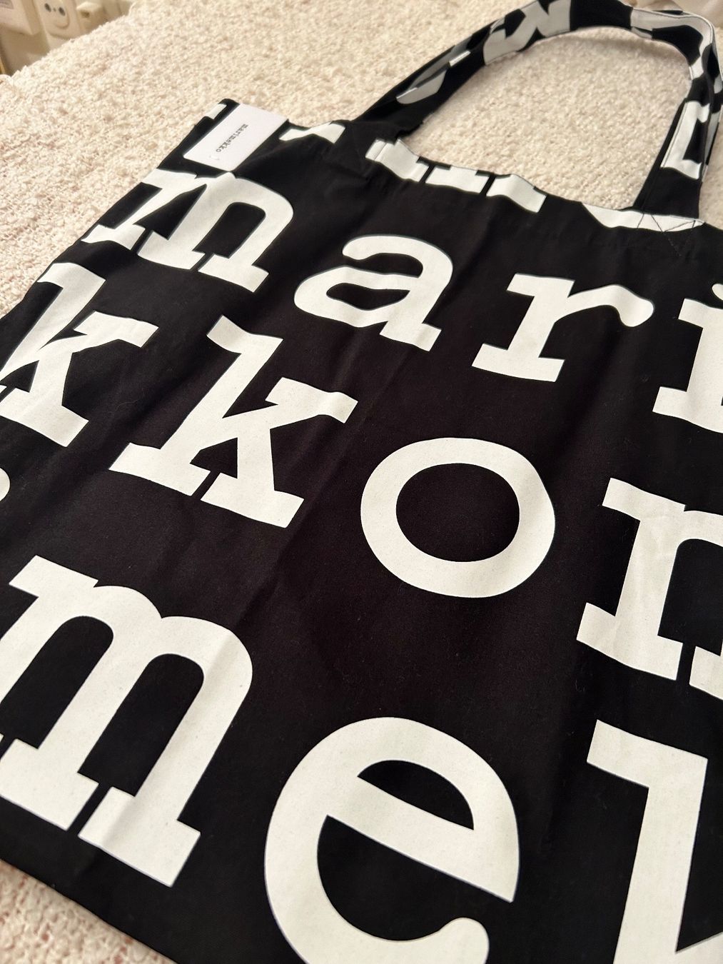 Borse: Marimekko cotton shoper bag with print – Nuovo e nell'imballaggio originale da Zürich venduto da Ferienan 1