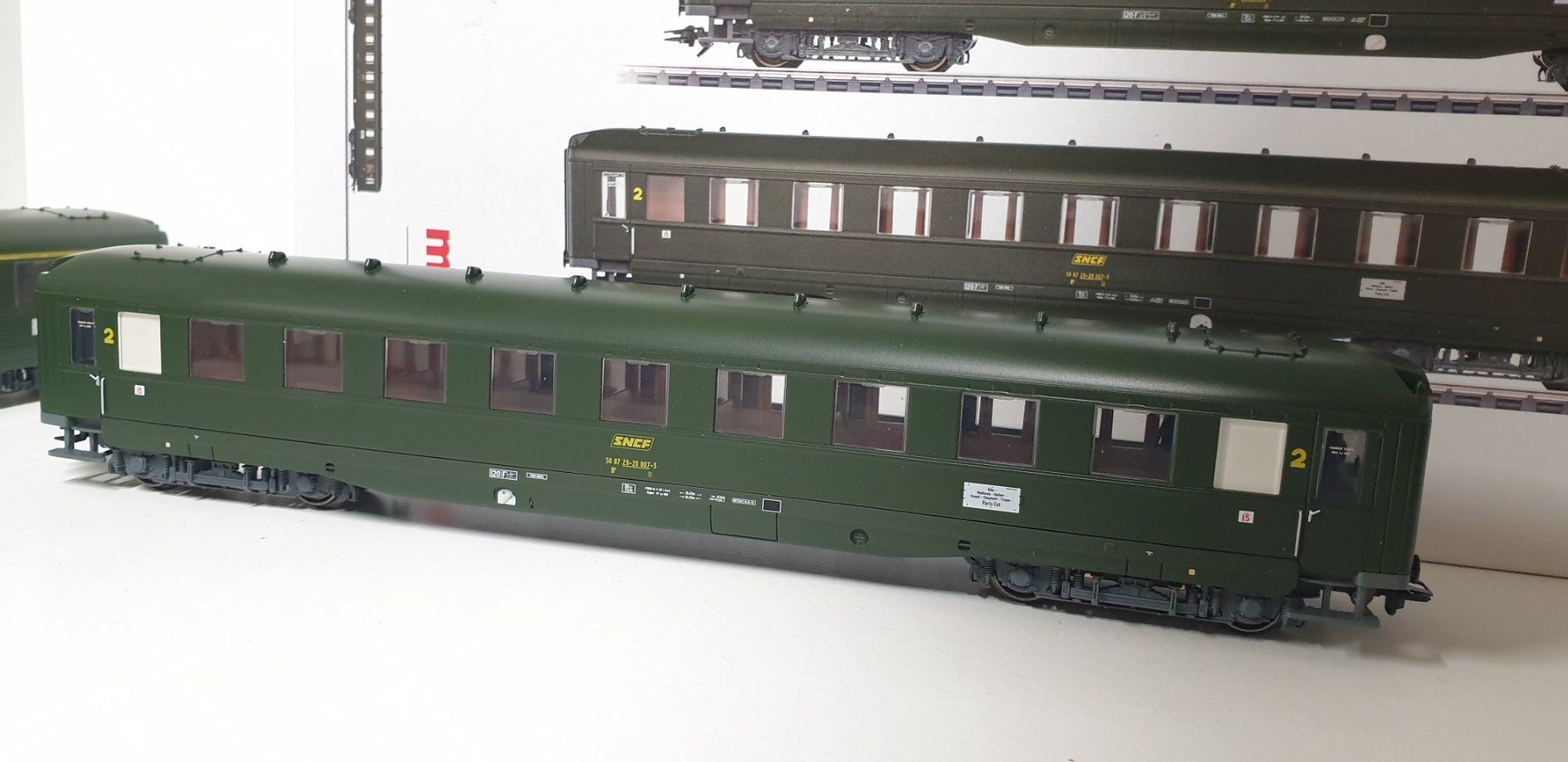 Märklin Modellini di ferrovie: Märklin SNCF Wagenset mit LED 43230 – Nuovo e nell'imballaggio originale da Geroldswil venduto da TopTrain54 3
