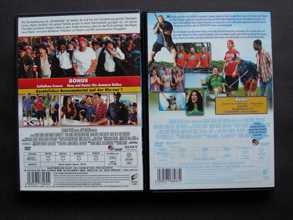 Kindsköpfe 1 / Kindsköpfe 2 ( 2 Movie DVDCollection) Kaufen auf Ricardo