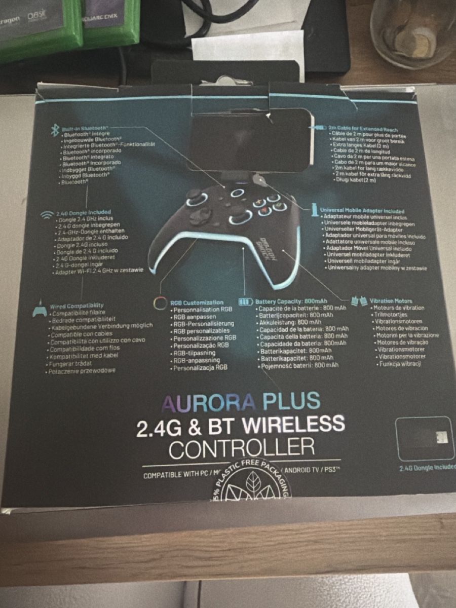 Controller: Dragon Shock Aurora Plus Wireless Controller 2.4G & BT – Nuovo e nell'imballaggio originale da Oppligen venduto da ano_9n98 1