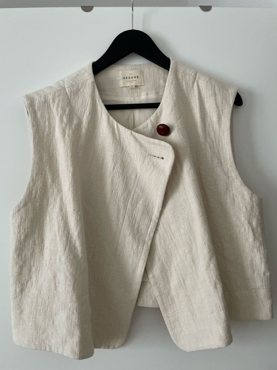 Sezane Tops: Sezane Leinen Weste - NEU – Neuf (Voir description) à Oberentfelden par nic_cxr8 1