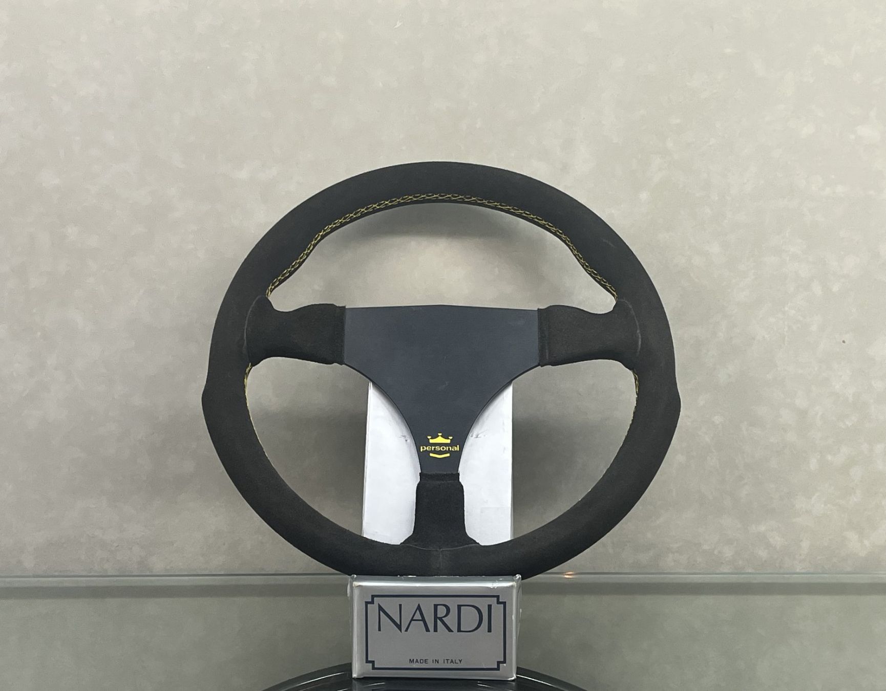 Tutti pezzi di ricambio auto: Personal Lenkrad Formula Racing Wildleder – Nuovo e nell'imballaggio originale da Eich venduto da Deltamotor
