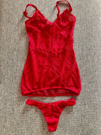 Dessous-Set L'Agent by L'Agent Provocateur, Himbeerfarbig, S