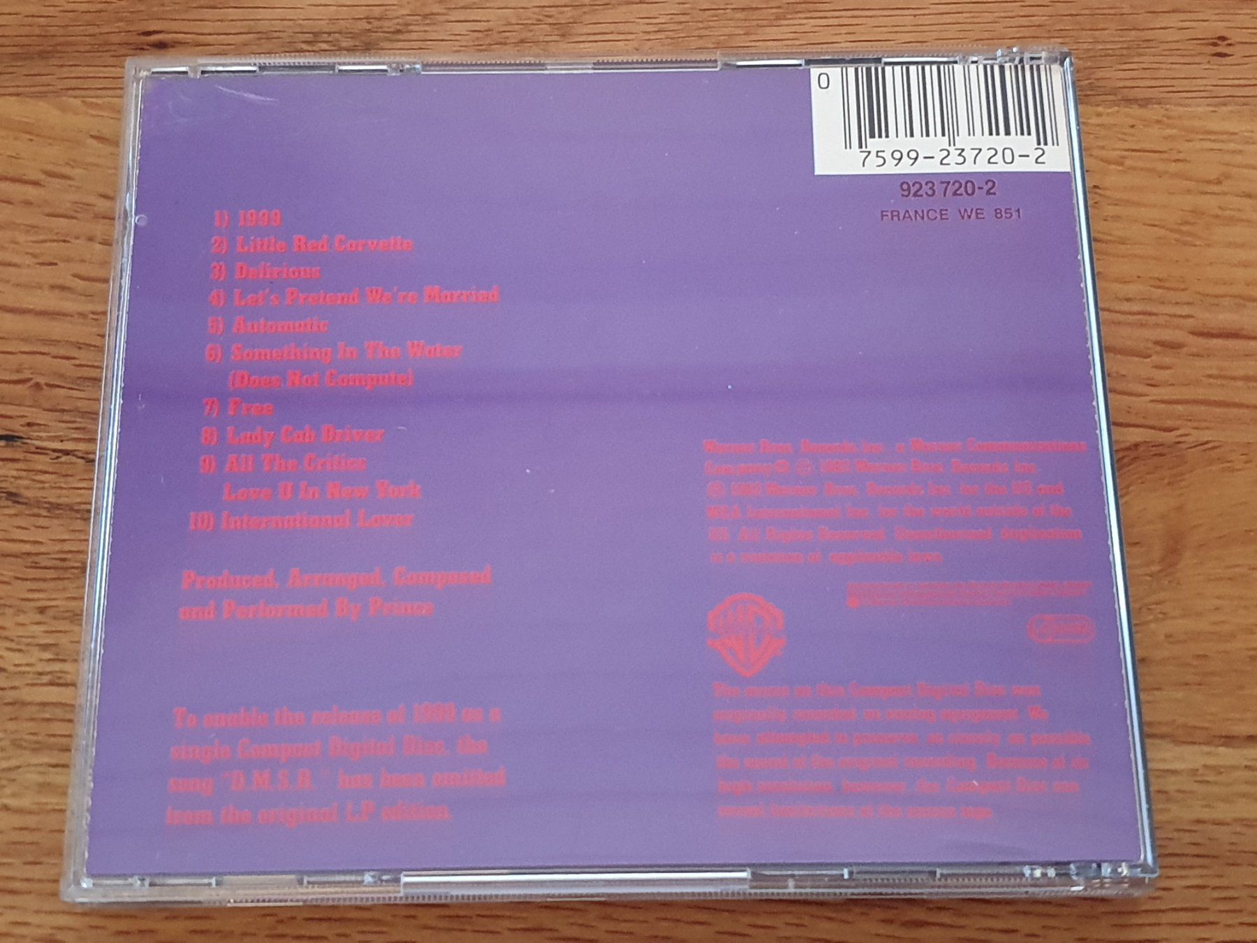 CDs: Prince - 1999 - CD – Gebraucht aus Auenstein von Trilos 1