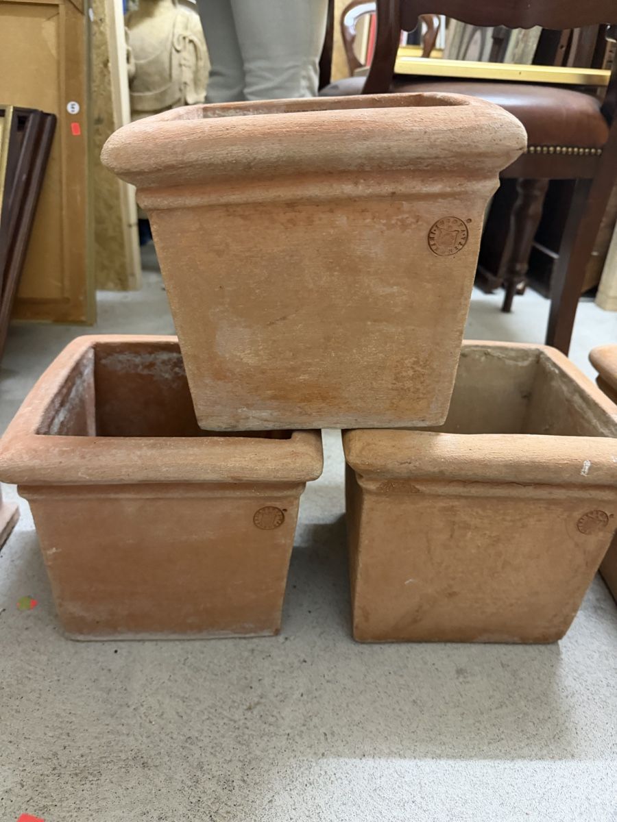 Vasi per fiori: 5 Blumentöpfe Impruneta Terracotta – Usato da Wettingen venduto da NickInc 1