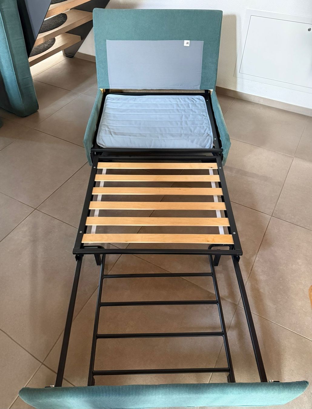 Ikea Poltrone: KIVIK 1er-Bettsofa, Kelinge grautürkis – Nuovo (secondo la descrizione) da Ebertswil venduto da we4u 2
