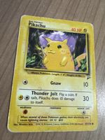Pokémon Karte Pikachu Base Set 87/130 gebrauchter Zustand